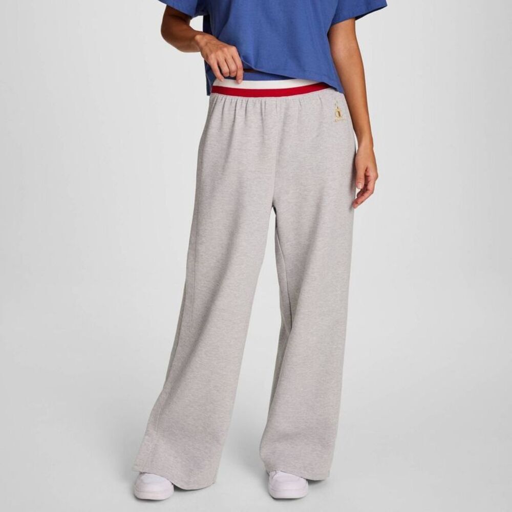 Champion Women's Gold Medal Game Day Full Snap Pants - Heather Gray S